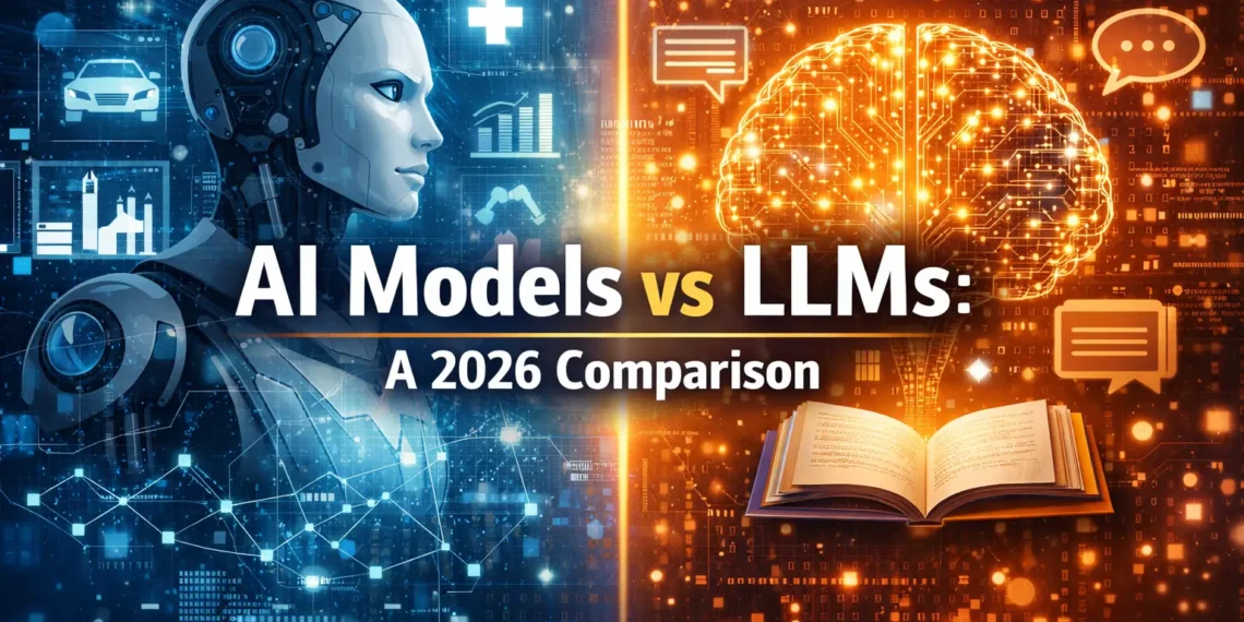 AI Models vs LLMs: A 2026 Comparison